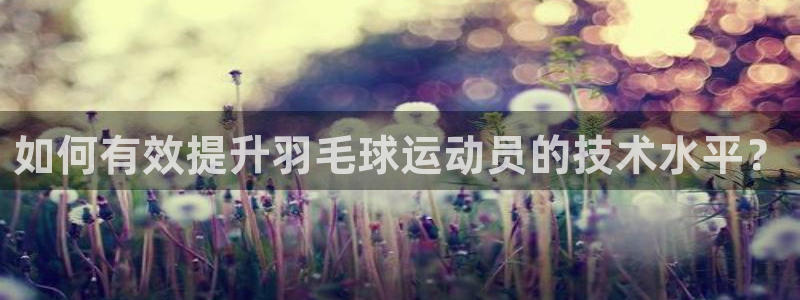 一竞技官网下载招商电话地址是多少：如何有效提升羽毛球运动员的